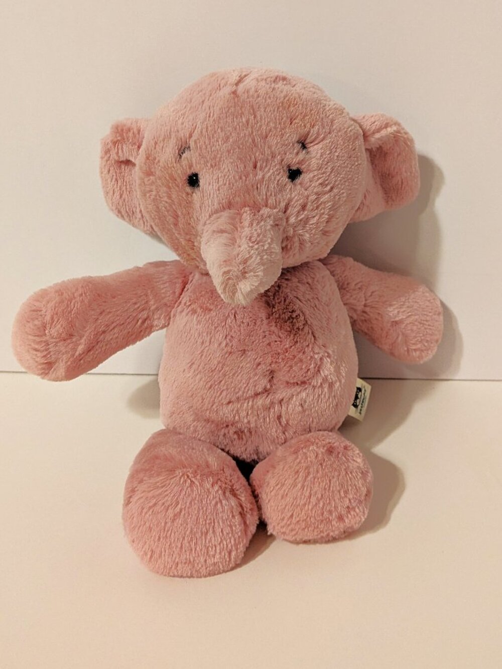 Jellycat Ottie Elephant Plush Stuffed Animal Pink Plush Stuffed Animal Toy 9"